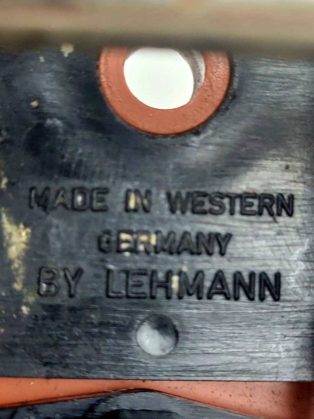 Vtg 70s LGB Lehmann 4030 Freight Car Boxcar G-Scale~Orange~Western Germany